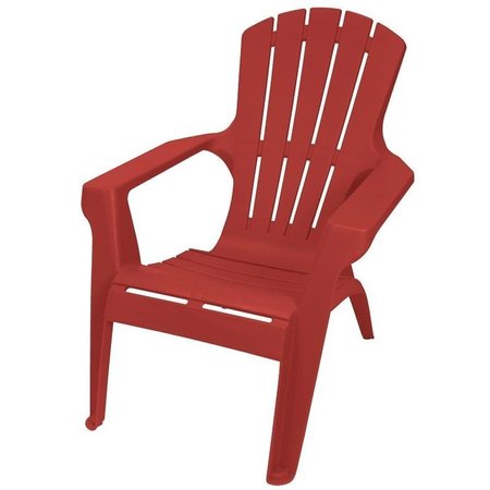 GRACIOUS LIVING Adirondack II Adirondack Chair, 2934 in W, 3514 in D, 3312 in H, Resin Seat 11482-26ADI